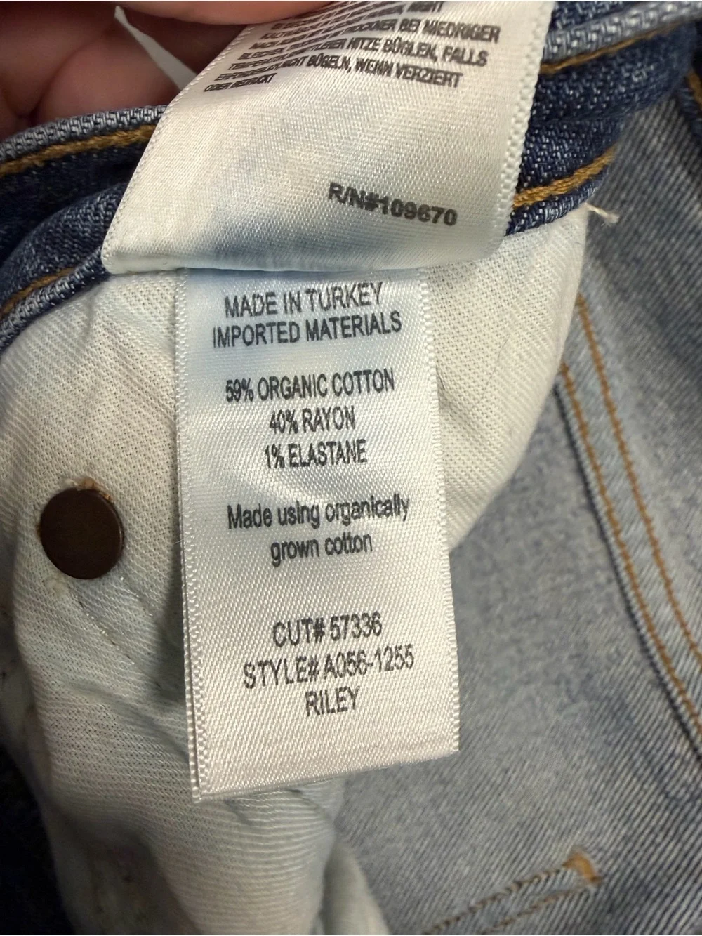 AGOLDE Riley High-Rise Straight Leg Crop Jeans
